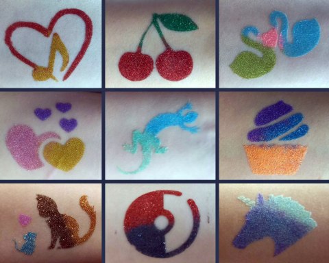 Brokaty do tatuaży brokatowych 20 ml