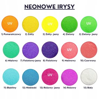 Brokaty do tatuaży brokatowych 5 ml NEON IRYS