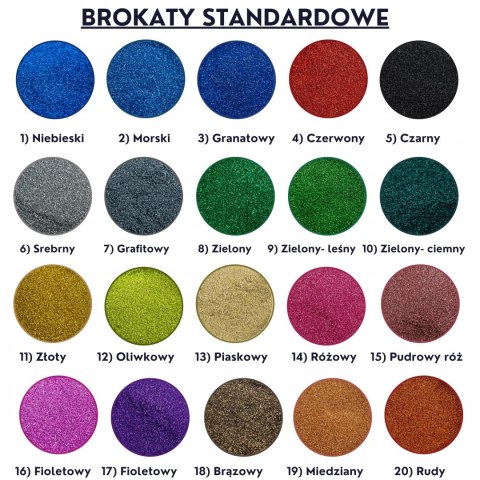 Brokaty- MIX 12 Szt.