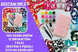 Tatuaże brokatowe zestaw 2